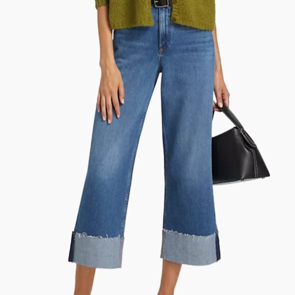 Rag and Bone Andi High-rise Cuffed Ankle Jean - Picture 1 of 8